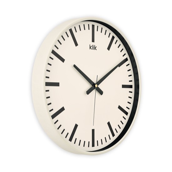 Index Beyaz Minimalist Duvar Saati