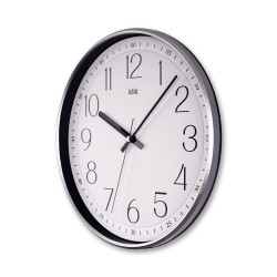 Lina Gümüş Minimalist Duvar Saati