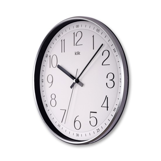 Lina Gümüş Minimalist Duvar Saati