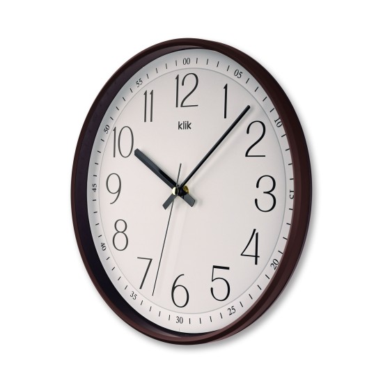 Lina Kahverengi Minimalist Duvar Saati