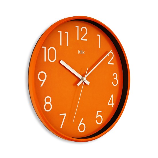 Slim Turuncu Joy Serisi Duvar Saati