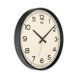 Vien Siyah Minimalist Duvar Saati