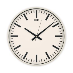 Index Beyaz Minimalist Duvar Saati