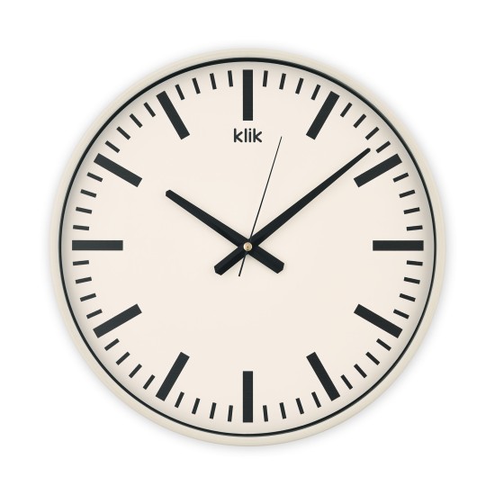 Index Beyaz Minimalist Duvar Saati