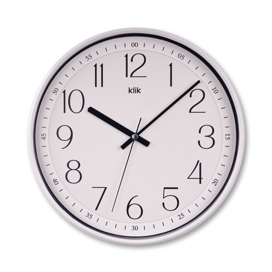 Lina Beyaz Minimalist Duvar Saati