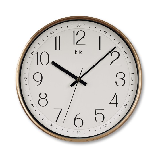 Lina Gold Minimalist Duvar Saati