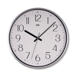 Lina Gümüş Minimalist Duvar Saati