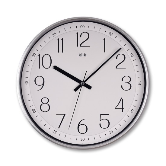 Lina Gümüş Minimalist Duvar Saati