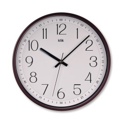 Lina Kahverengi Minimalist Duvar Saati