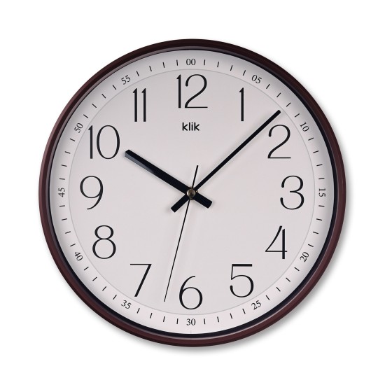 Lina Kahverengi Minimalist Duvar Saati