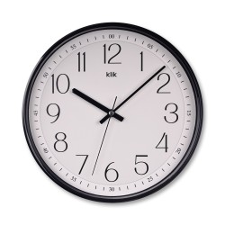 Lina Siyah Minimalist Duvar Saati