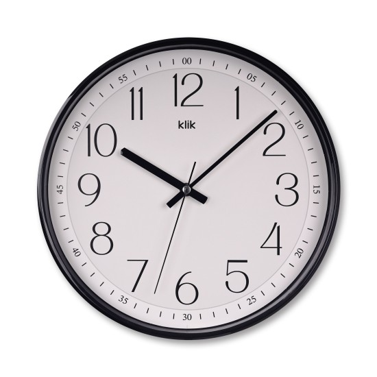 Lina Siyah Minimalist Duvar Saati