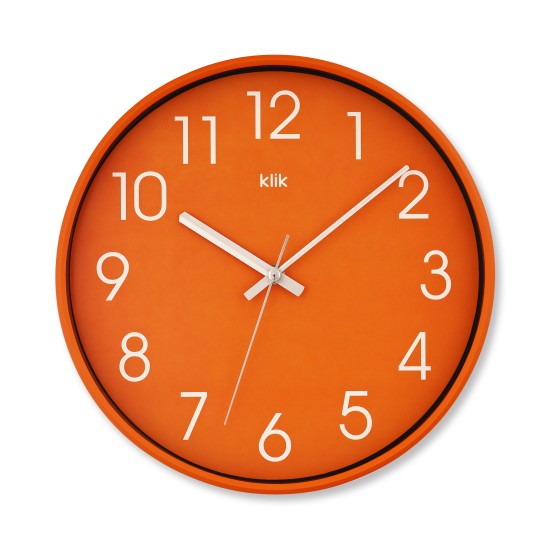 Slim Turuncu Joy Serisi Duvar Saati