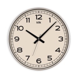 Vien Gümüş Minimalist Duvar Saati