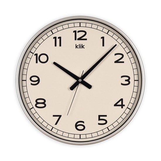 Vien Gümüş Minimalist Duvar Saati