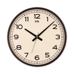 Vien Kahverengi Minimalist Duvar Saati